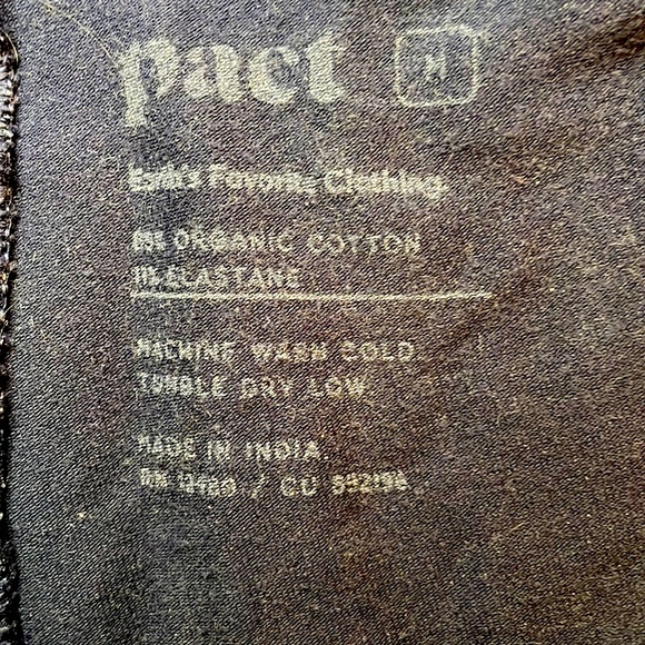 Pact Organic cotton leggings - Picture 2 of 4